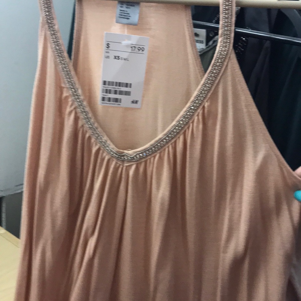 H&M peach tank